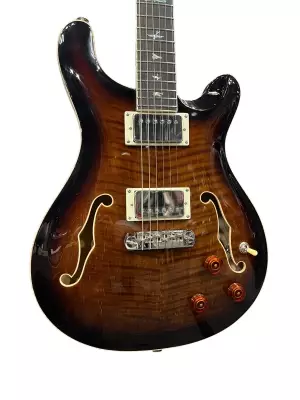 Store Special Product - PRS SE Hollowbody II Piezo- Black Gold Burst